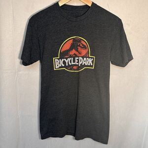 Jurassic Park‎ Themed "Bicycle Park" T - Shirt Men's Small